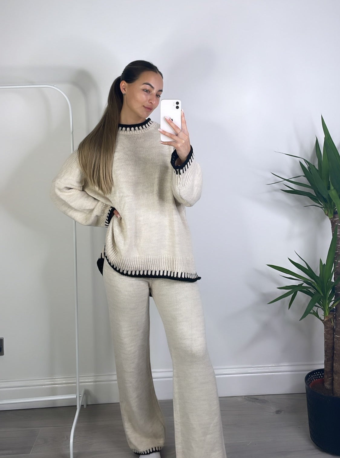 ORLA Knitted Co-Ord - Beige